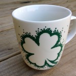 sharpie shamrock mug