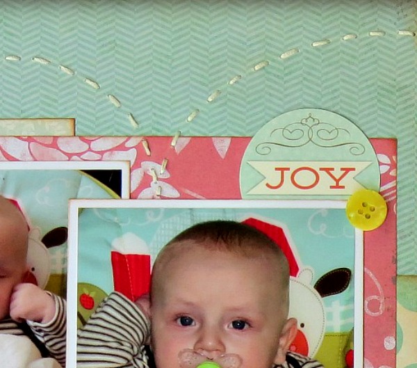 Bouncing Baby Scrapbook Idea