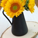 sunflower centerpiece