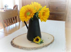 sunflower centerpiece