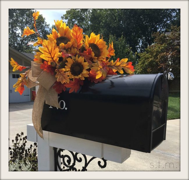 autumn mailbox