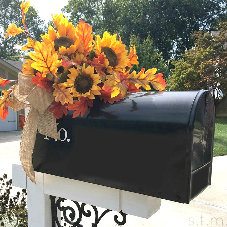 autumn mailbox