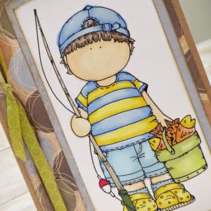 Fishing for a Boy’s Birthday Card