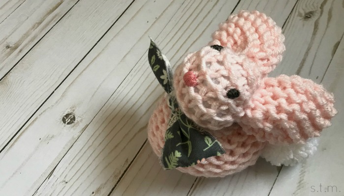 Loom Knitted Bunny