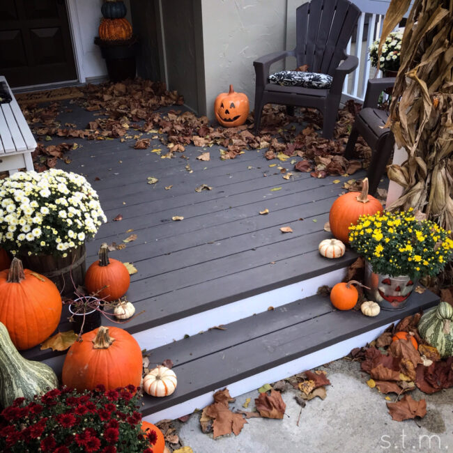 fall porch