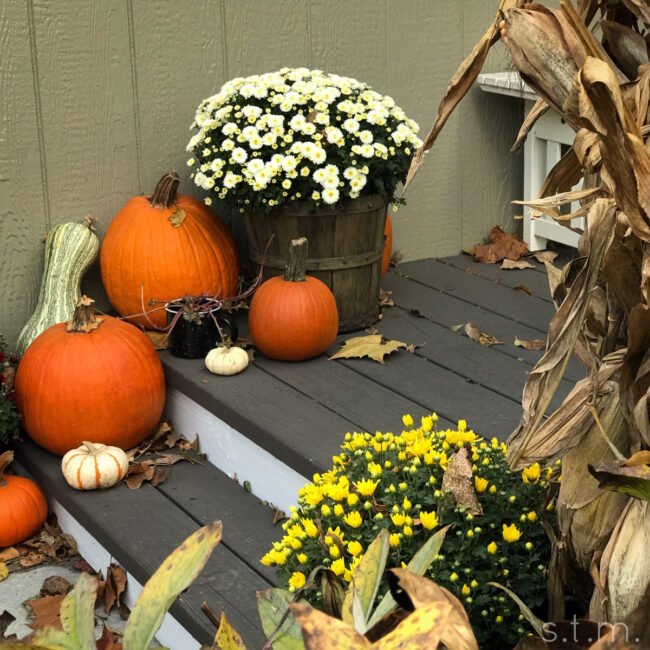 fall porch